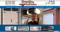 Desktop Screenshot of garagedoordoctor.biz